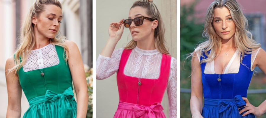 Stylische Dirndl & krftige Farben: Gemeinsam eins